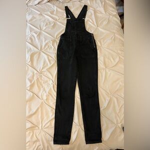 Madewell Women’s Black Fitted Overalls Size Small